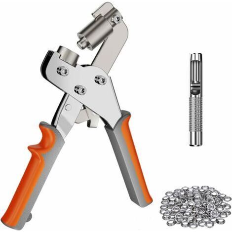 Professional Eyelet Punch Kit with 100 Eyelets (Ø10mm) (1/4)