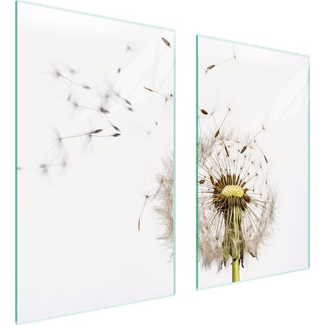 PLAQUE DE PROTECTION EN VERRE POUR POÊLE 75x52 FLEUR (1/5)