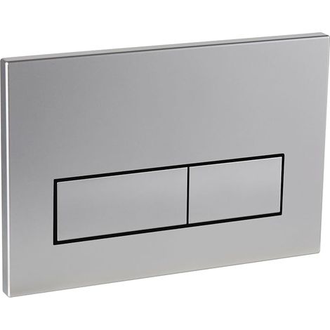 Empyreal Plaque de déclenchement avec jeu de levier de chasse et cadre de montage,pièces de rechange compatible avec Geberit Sigma 01,20,30 & UP320 & 300,115770115 double chasse(Argent Mat) (1/5)