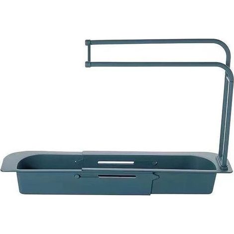 Évier télescopique multifonctionnel pour fournitures de cuisine (bleu) (1/3)