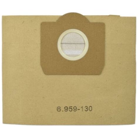 Sac aspirateur Karcher 6.959-130.0 filtre à sac papier pour WD 3 MV 12pcs (1/4)