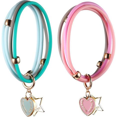 Lot de 2 bracelets anti-moustiques en silicone anti-moustiques