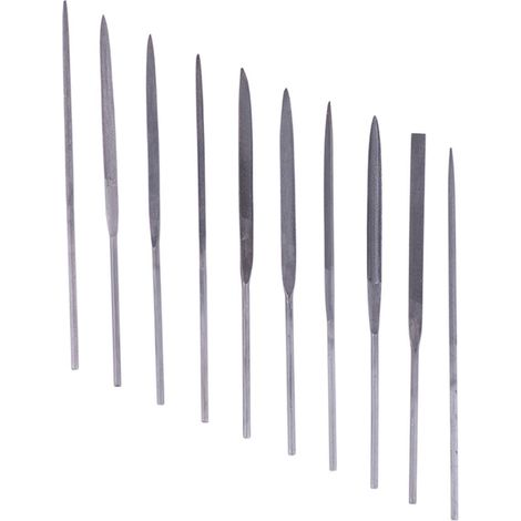 Jeu de 10 limes aiguilles - 140 mm. - Mulitex (1/2)