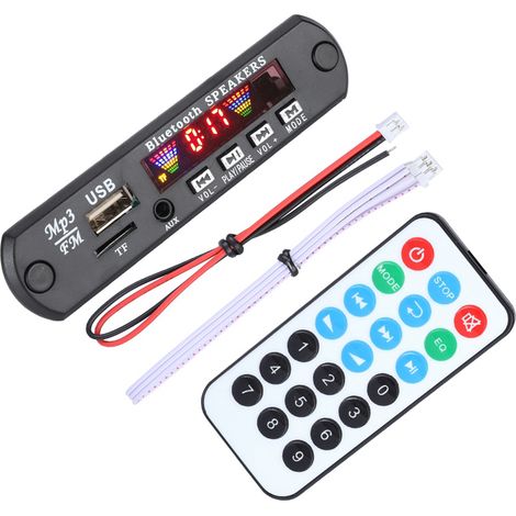 TFM01Bt Module Bluetooth 5.0 avec Écran 4 Couleurs, Décodage FM APE FLAC, Carte U-DX (1/5)