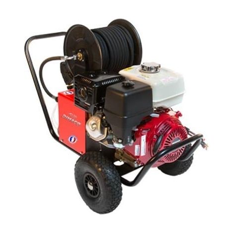 Nettoyeur haute pression thermique 240bar 13CV avec Enrouleur 20m - DIMACO - TSL15240HEP