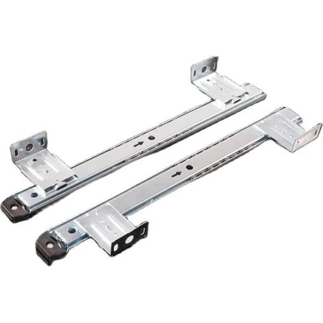 Glissières de tiroir pour bureau d'ordinateur, support clavier, grue à (1/5)