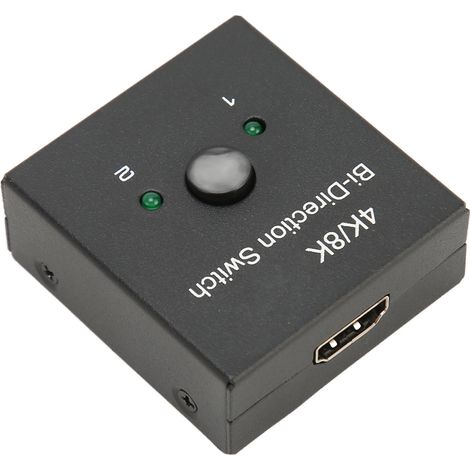 Commutateur bidirectionnel d'interface multimédia HD 8K/4K 40 Gbit/s Plug and Play pour PS4 et Xbox (1/5)