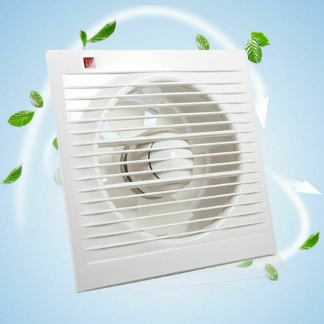 Ventilateur extracteur d'air pour salle de bain, toilettes, cuisine, fenêtre, mur, 220 V, 15 cm (1/5)