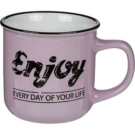 Tasse parme en céramique