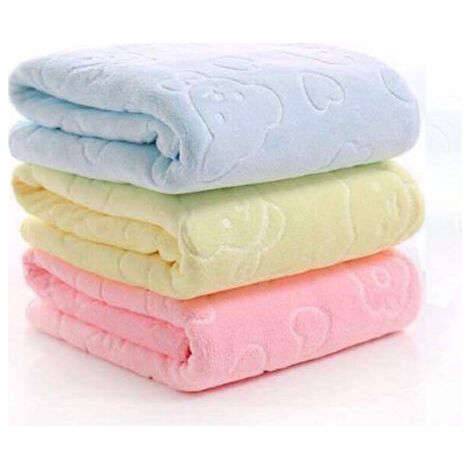 Lot de 3 Serviettes de Bain Douche, Serviettes Débarbouillettes, Serviette Absorbante Douce et Confortable pour Plage, Natation (1/4)