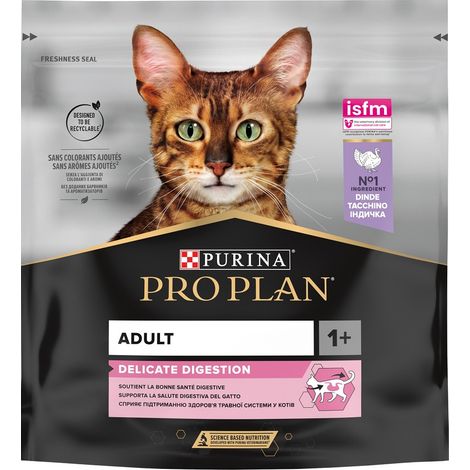 pro plan delicate - alimento secco per gatto con tacchino - 400g. (1/2)