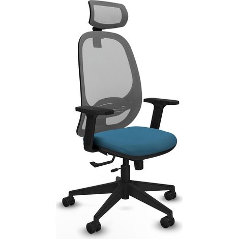 Silla de oficina piqueras y crespo Cilanco gris malla cómoda (1/2)