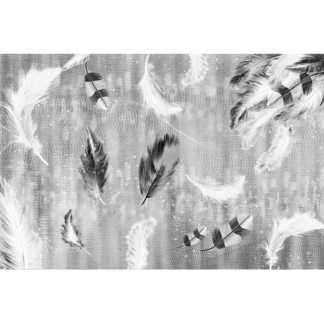 Papier peint panoramique - Plumes - 130 cm x 87 cm (1/2)