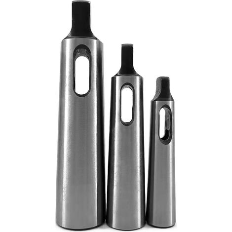 Adaptateur réducteur de Manchon de Foret Conique Morse pour fraisage de Tour MT1 à MT2 MT2 à MT3 MT3 à MT4, Ensemble de 3 pièces (1/5)