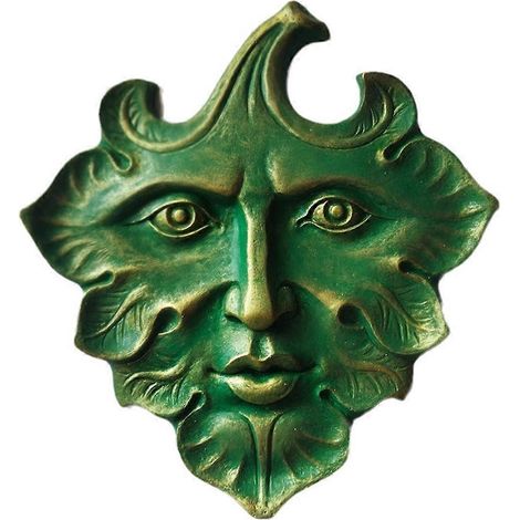 Sculpture murale « L'Homme Vert » - Plaque murale en fonte de qualité supérieure (1/5)