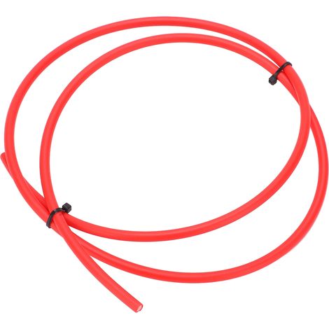 MEROCA Tuyau Hydraulique Allongé pour Freins à Disque de VTT - Tube d'Huile 5mm de Diamètre Extérieur, Longueur 1m, Rouge