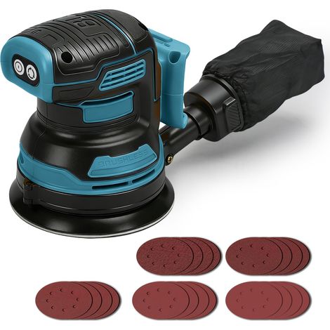 Ponceuse excentrique sans fil 125mm pour 18V (sans batterie) (1/5)