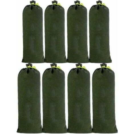 Vtizikl8pcs Sac a Sable en Toile Boudin Anti Inondation Contre Sable Inondation Les Modèles Améliorés ne se Fanent pas pour Drainage pour Garage Magasin Ecole Gare Bâtiment Usine Entrep (30x70cm)