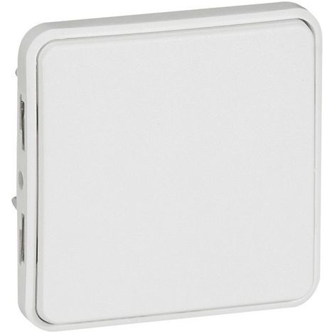 Legrand 070711 Interruptor/doble Plexo compo IP55 10AX 250 V - blanco Artic antimicrobiano