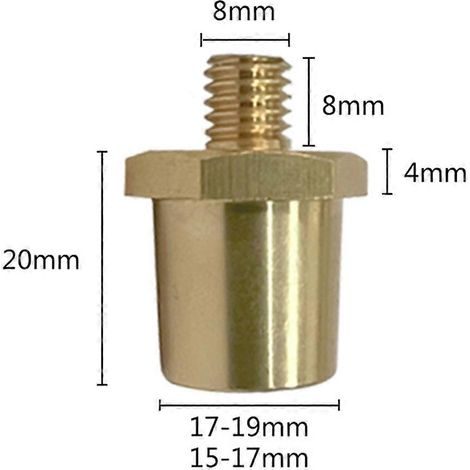 paire de pinces de bornes de batterie automobile, négative et positive, à colonne ronde, accessoires de réparation et de modification de batterie (1/5)