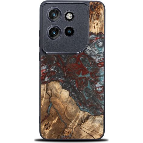 Custodia Bewood Unique per Motorola Edge 50 Neo - Pianeti - Plutone (1/3)
