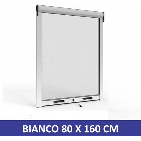 ZANZARIERA SKERMOLINE A RULLO RIDUCIBILE VERTICALE ARIES 80X160CM BIANCO (07172)
