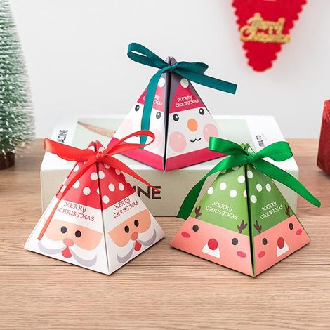 24 Weihnachtsbonbonboxen, Weihnachtsbaum-Geschenkboxen, dekorative Schachteln (1/5)