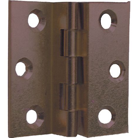 Cerniera Doppia Zancata Hxl Bronzata 24 Pezzi 40 x 35 mm
