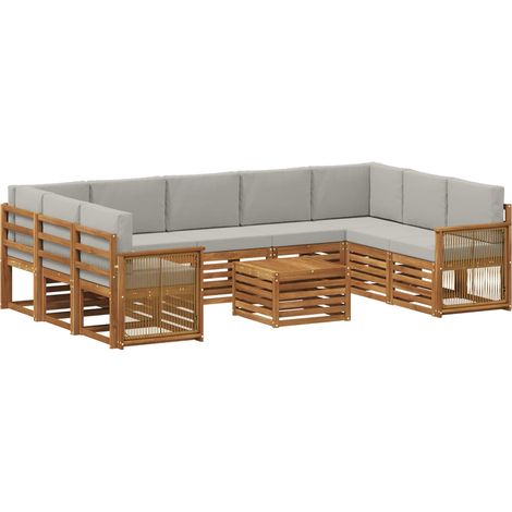Set divani Legno di Acacia Massello vidaXL (1/5)
