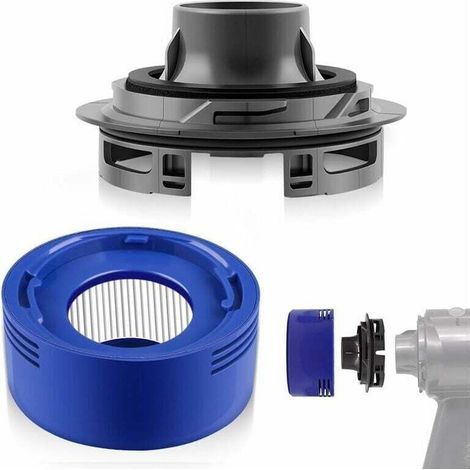 Filtri posteriori lavabili per aspirapolvere senza sacco - Confezione da 2, compatibili con i modelli V7 e V8, coperchio motore sostituibile (1/5)