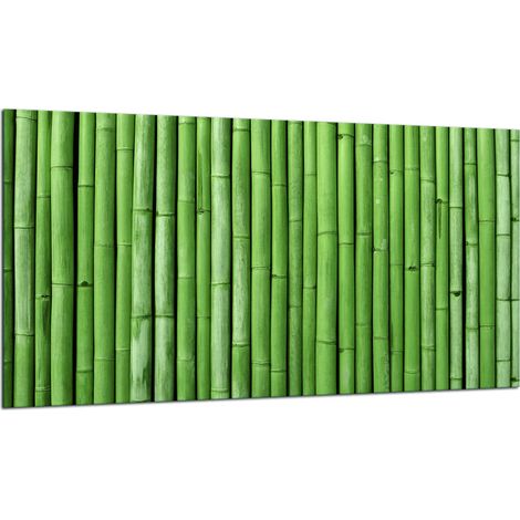 PLAQUE DE PROTECTION EN VERRE POUR CUISINIÈRE 90X52 BAMBOU (1/5)