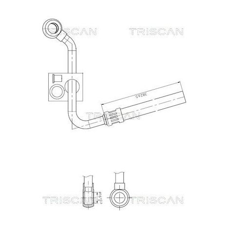 Tuyau hydraulique, direction TRISCAN 8516 11025 BMW 32 41 1 133 401