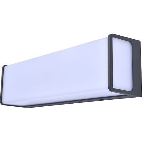 Lámpara de pared exterior LED Doblo Grafit de 34 W y 4000 K con protección IP54. (1/3)