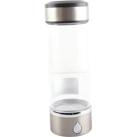 Verre à eau riche en hydrogène 420ml portable, rechargeable par USB, générateur d'eau ionisée