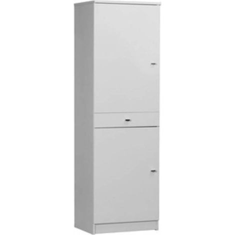 MOBILE 2 ANTE +1 CASSETTO 46X34X147 BIANCO LACC. 282TL