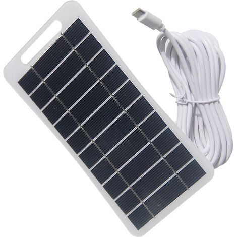 Mini panneau solaire 5V 2W, chargeur solaire USB, micro-panneaux solaires, panneau solaire portable pour téléphone et éclairage domestique (1/5)