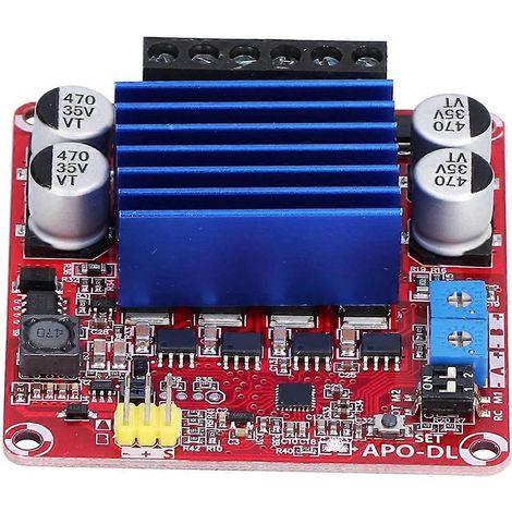 Carte de commande moteur, module de contrôle ESC double canal, accessoire électronique 7724 V CC pour voiture électrique/intelligente (1/5)