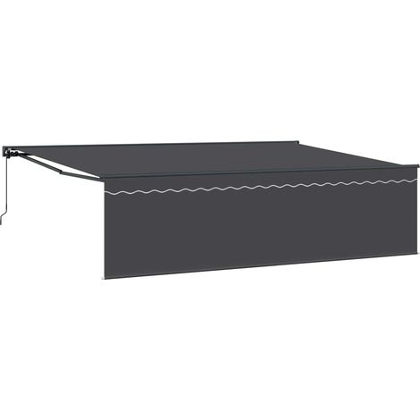 Maison Exclusive - Einziehbare Markise Anthrazit 500 x 300 cm