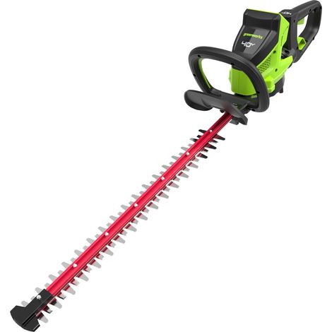 Taille-haie sans Fil 66cm Lame à Double Action, Moteur Brushless Coupe jusqu'à 28 mm d'Épaisseur, 3400 SPM sans Batterie 40V et Chargeur GD40HT66 (1/5)