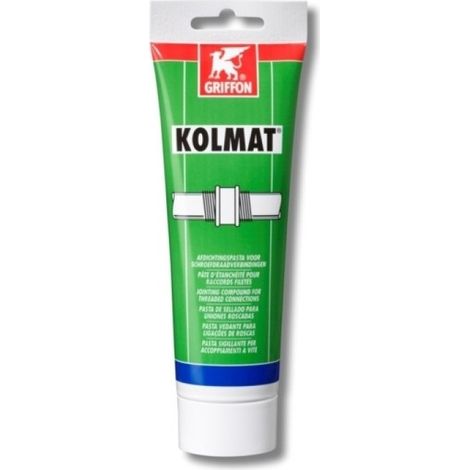 Sellador roscas metal 300gr pasta kolmat griffon