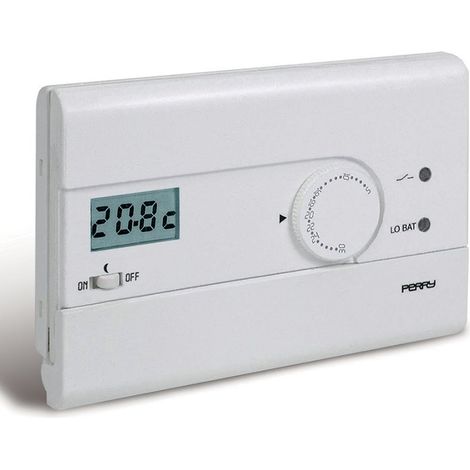 Termostato da Parete Perry Slim Bianco (1/5)