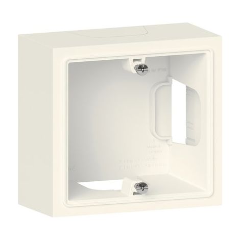 Legrand – Cadre saillant 1 poste blanc – Boîtier de protection pour prise électrique – Tension 230V – Pour espaces confinés