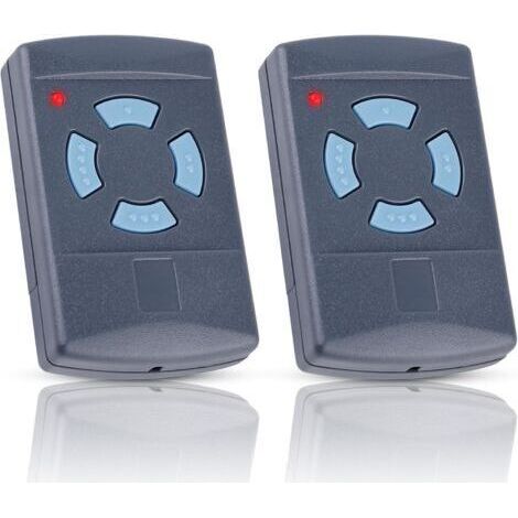 QORVA-2 télécommandes de porte de garage Hor-HSM4 868 MHz, télécommandes de porte de garage Hormann 868 MHz HSM2 HSM4, compatibles avec les boutons bleus Hörmann, télécommandes de porte de garage 868, (1/5)