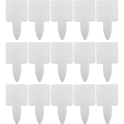 Étiquettes métalliques pour plantes en acier inoxydable, 100 pièces, pour le jardinage