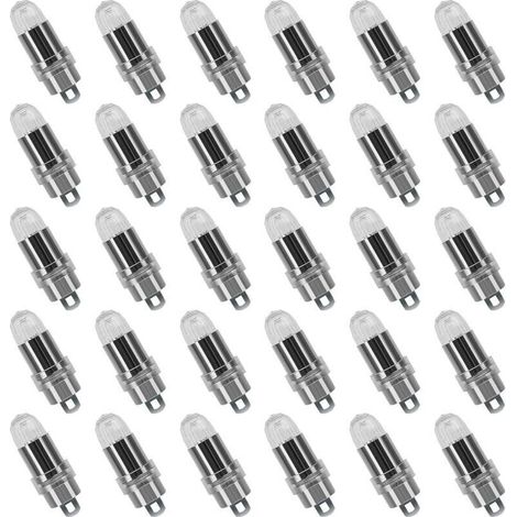 30PCS LED Ballons Lampes Lumineuses Blanc froid pour Lanterne Papier Décoration Mariage,Fête [Classe énergétique A+] (1/4)