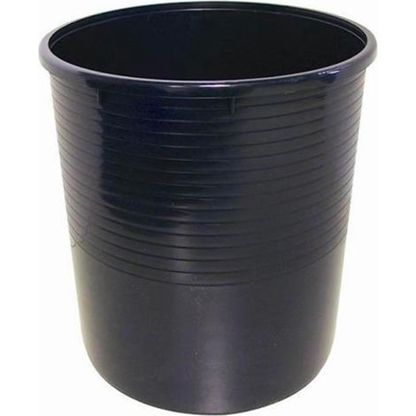Arda Corbeille à Papier Classic 4114 20 Lt Noir Mat Ø315x350 Mm