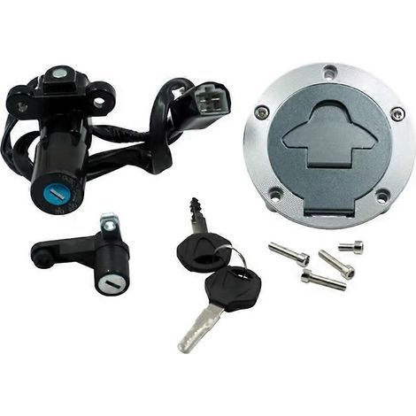 Bouchon de réservoir de carburant de moto, verrouillage de porte et interrupteur d'allumage pour Yamaha - Comme illustré - (1/5)