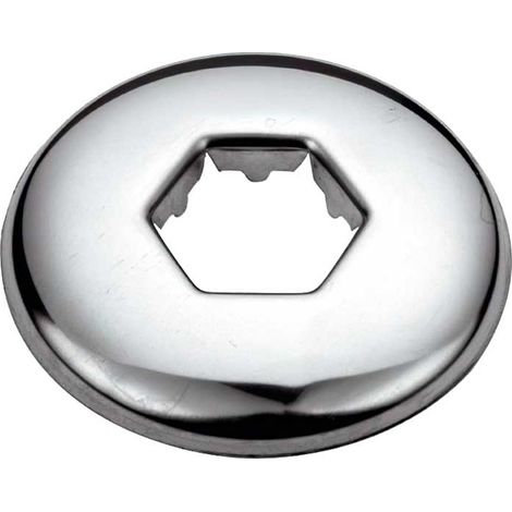 ROSONE ESAGONALE CROMATO 1/2" x Øest.53 x H.9 mm