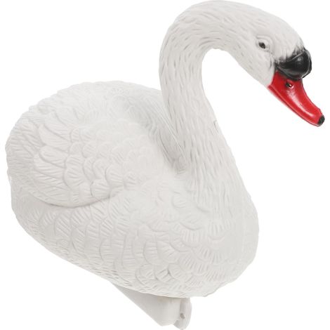 Schwan Aus Realistischer Garten Und Teichdekoration Für