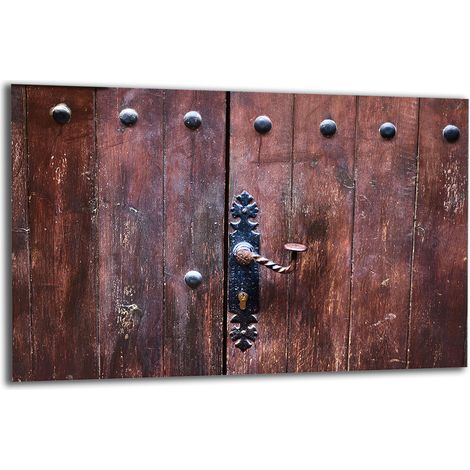 PLAQUE DE PROTECTION EN VERRE POUR POÊLE 80x52 BOIS (1/5)